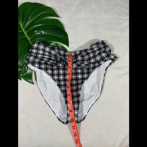 NEW $148 Veronica‎ Beard Azoia Checkered Bikini Bottoms [ SZ XS ] - Picture 8 of 12